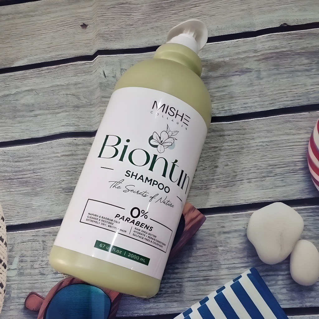 Gội Xả Mishe Collagen Biotin Dung Tích 2000mlx2 Phục Hồi Tóc Hư Tổn, Dưỡng Tóc Mềm Mượt