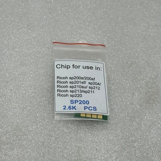 Chip máy in Ricoh SP200/ SP210/ SP202/ SP203/ SP204/ SP212/ SP213/ SP211 Trang in 2600