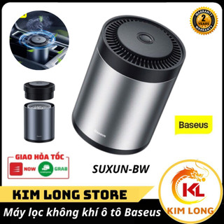 Máy khuếch tán tinh dầu mùi nước hoa Baseus SUXUN-BW, khử mùi hôi, ẩm mốc khó chịu, mùi máy điều hòa bên trong xe