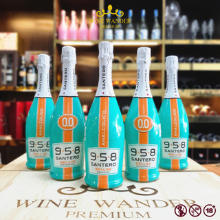 Rượu vang sủi không độ nhập khẩu ý 958 santero bellini non alcohol 0% 750ml - wine wander