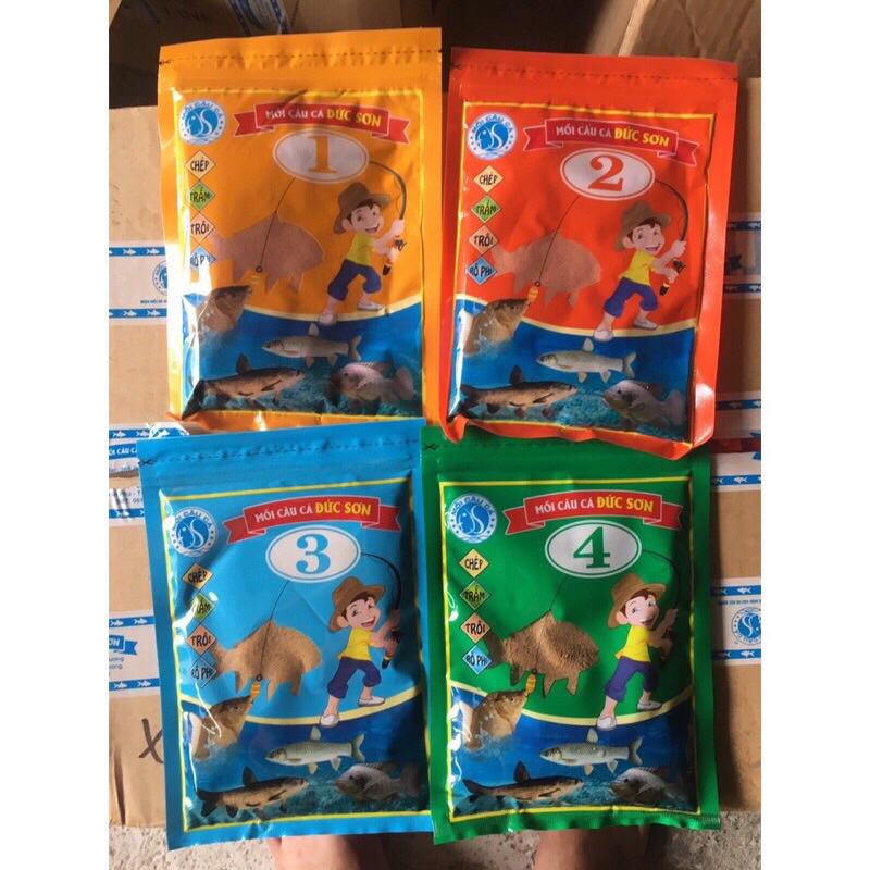 Mồi câu cá Đức Sơn đủ số