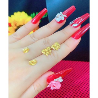 Bông tai cưới keieur bướm  chuẩn màu 24k