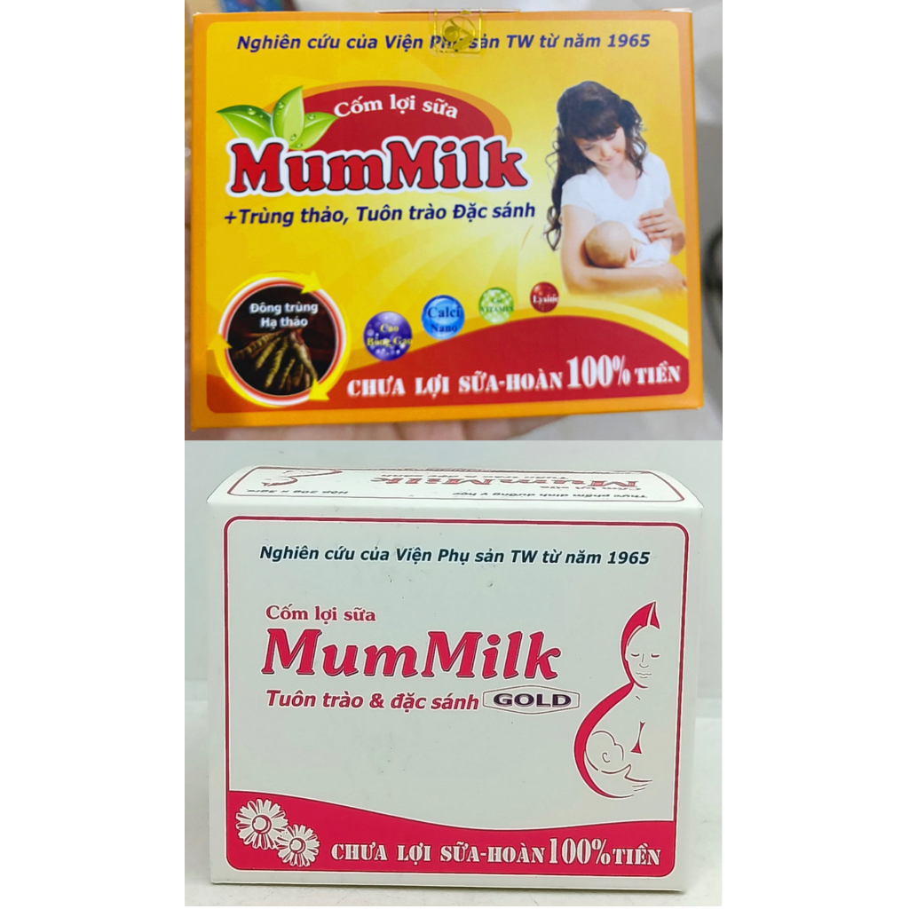 MUMMILK CỐM LỢI SỮA - MẸ KHỎE, BÉ NGOAN HỘP 20 GÓI - CHÍNH HÃNG
