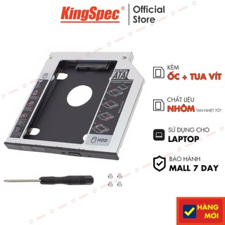 Caddy bay khay đựng ổ cứng 9.5 / 12.7 mm , odm kingspec - hàng chính hãng