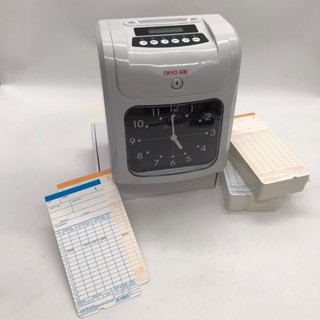 [ Có Video ] Máy chấm công Thẻ Giấy Okyo A08