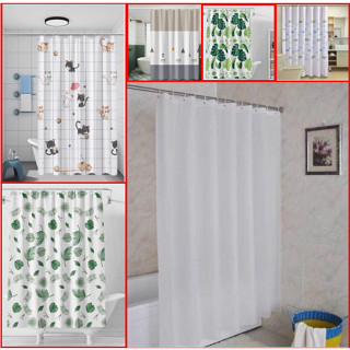 Rèm phòng tắm / Rèm cửa sổ trắng trơn và nhiều mẫu đẹp