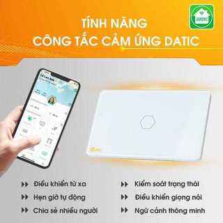 CÔNG TẮC THÔNG MINH DATIC HUNONIC ĐEN/TRẮNG
