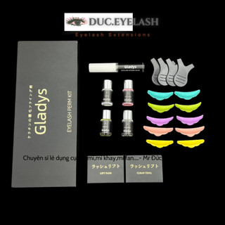 Uốn mi gladys nhật bản - uốn mi hàn quốc / bộ uốn mi collagen 3d-6d siêu cong / uốn mi đức eyelash