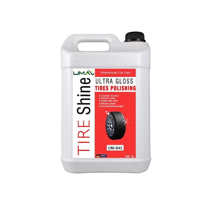 Dung dich làm bóng lốp xe, cao su Umax (5 lít)