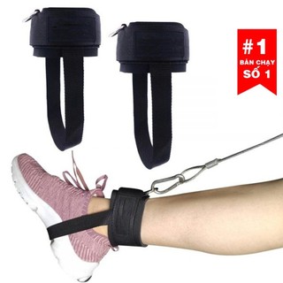 Quấn Cổ Chân Có Dây Cố Định Giầy 4 Vị Trí Móc - Kickback Strap Tập Chân Mông Với Cáp Tại Phòng GYM