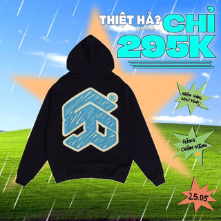 Áo Hoodie Big Logo thêu xù 5THEWAY /sketch/ EMBROIDER TRADITIONAL FIT HOODIE