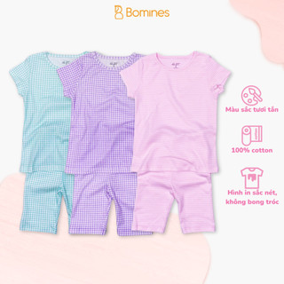 Đồ bộ mặc nhà bé gái BOMINES, nhiều họa tiết xinh xắn dễ thương 10- 30kg DBLBGBORIPNHIEUHINH