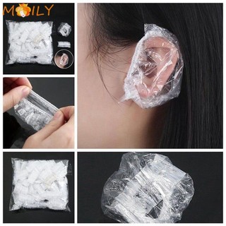 Bịch 100 cái bao trùm vành tai , trùm đầu , gag tay nilon chống nước khi tắm hoặc làm tóc, nhuộm tóc,vào hóa chất