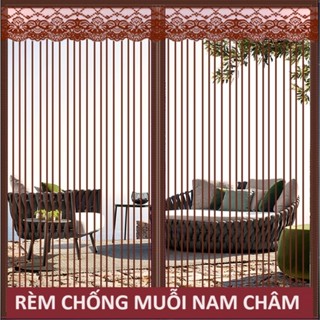 SP MỚI BÁN LẤY TƯƠNG TÁC - Rèm chống muỗi cửa sổ dán tường từ tính có nam châm tự đóng, không khoan, ngăn muỗi côn trùng