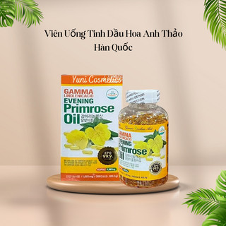 Viên Uống Tinh Dầu Hoa Anh Thảo Hàn Quốc Gamma Linolenic Acid, Làm Đẹp Da, Cân Bằng Nội Tiết Tố Nữ Và Ngăn Rụng Tóc