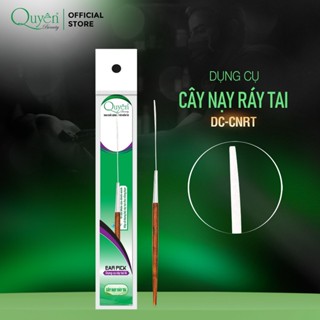 Cây Nạy Ráy Tai Quyên Beauty DC-CNRT Dụng Cụ Ráy Tai Thép Không Gỉ Gỗ Hương