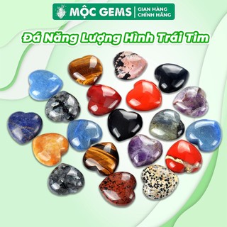 Đá Thanh Tẩy Hình Trái Tim Mộc Gems Nhiều Màu Sắc Dùng Trang Trí Decor Giúp Mang Lại Tình Duyên & May Mắn