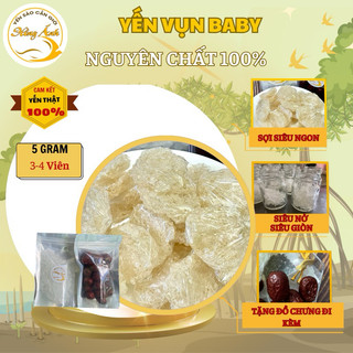5gr yến sào vụn đắp tổ baby - 100% thiên nhiên - yến sào cao cấp