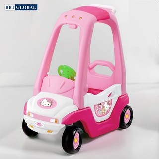 Xe chòi chân cho bé Z07 BBT Global, cho bé 1 đến 5 tuổi, Thiết kế Hello Kitty, nhập khẩu Hàn Quốc, âm nhạc vui nhộn