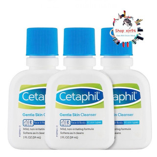 2 Chai Sữa Rửa Mặt Cetaphil Dịu Nhẹ Gentle Skin Cleanser 59ml/Chai