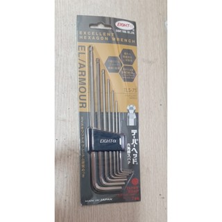 Bộ Lục giác EIGHT TLS-7S japan Hex Key set