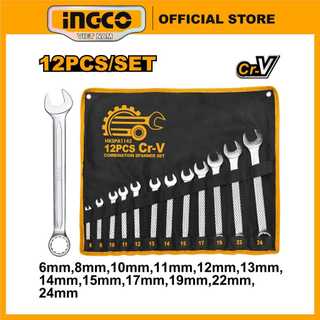 Bộ 12 cờ lê vòng miệng ingco hkspa1142