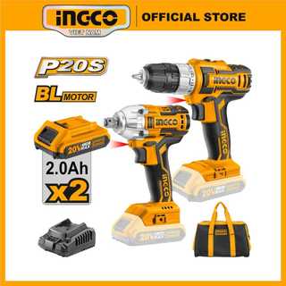  Combo máy Khoan & máy siết bu lông dùng pin 20V Ingco CKLI2007 