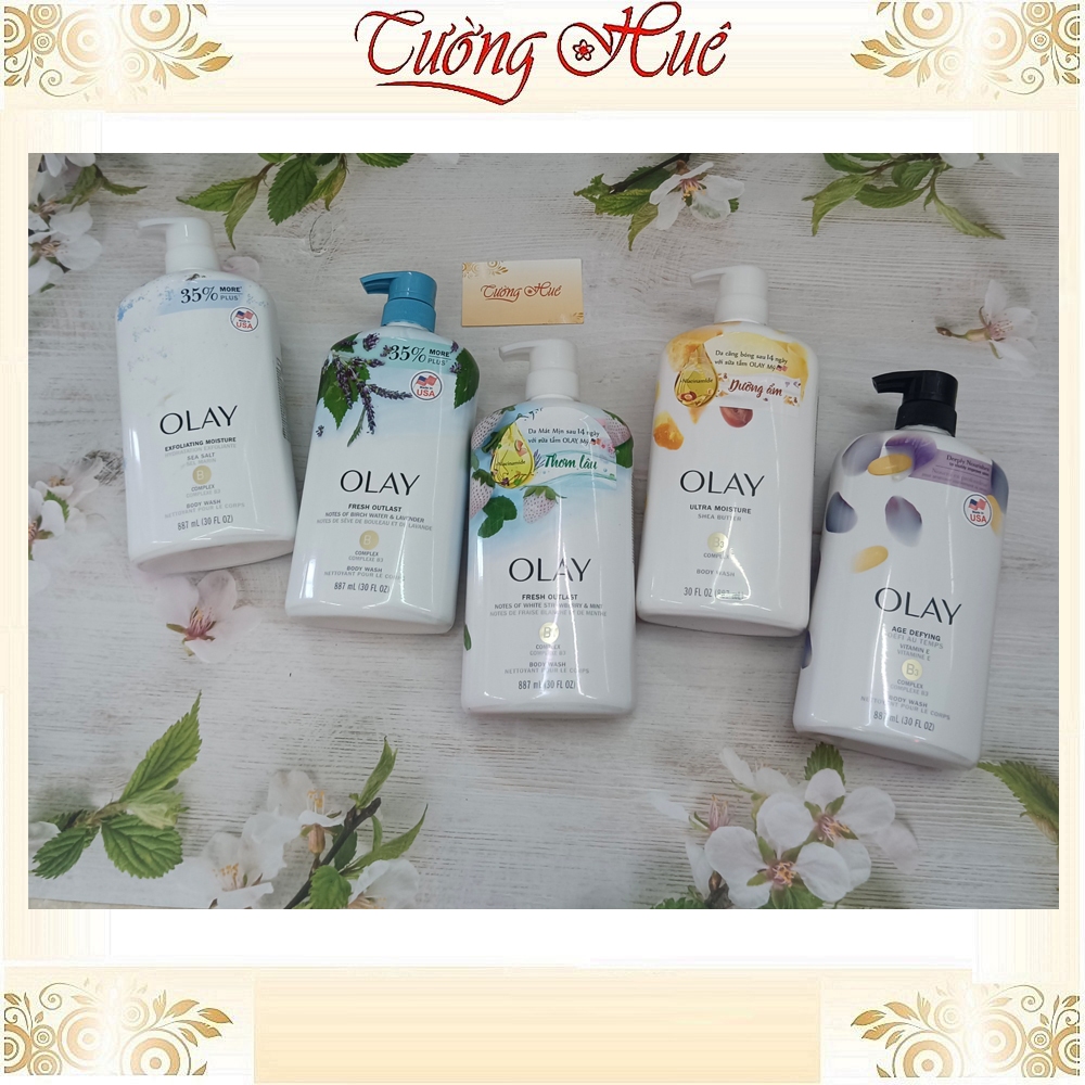 Sữa Tắm Dưỡng Ẩm OLAY Chai Lớn 887ml ( Có lựa mùi )