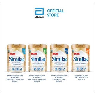 Sữa similac 5g số 1,2,3,4 900gram