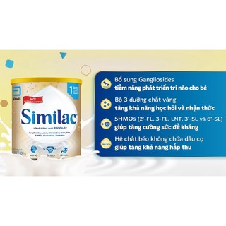 Sữa SIMILAC 5G số 1,2,3,4 900gram