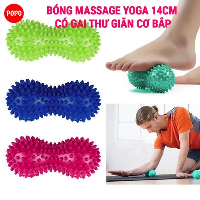Bóng massage YOGA YGB37 hạt đậu có gai dạng rắn giúp giảm đau nhức, căng thẳng, co giãn cơ bắp