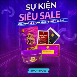 [GIÁ HỦY DIỆT]COMBO KEMBODY SAFFRON DUBAI - KEM DƯỠNG DA BODY - KEM PHÔ MAI - KEM HOA NHỤY TÂY - KEM Ủ TRẮNG