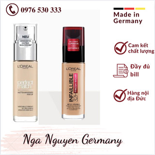 Kem nền Loreal Paris Perfect Matc- Kem nền Loreal Infallible Fresh Wear 32h - Hàng chuẩn, đầy đủ bill