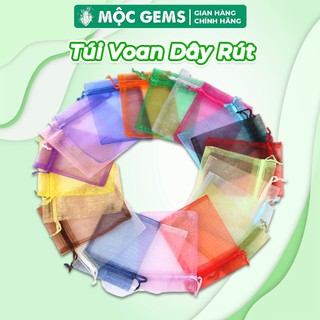 Túi voan mini dùng trang trí tiệc, đựng đá thanh tẩy mộc gems