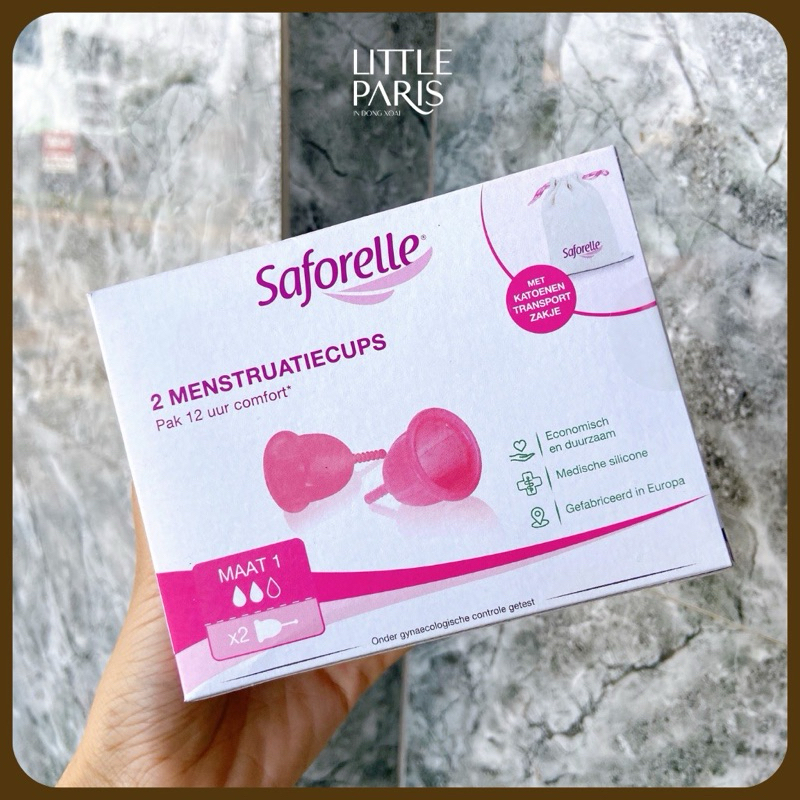Set Cốc nguyệt san Saforelle Cup ( set 2 cốc)