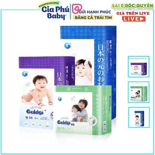 Bỉm Goldgi cao cấp và Goldgi x5  size NB92 S84 M60 M66 L48 Xl44 chính hãng