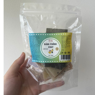 Bánh phồng mix trrái cây - Út Mau - dùng chay được - gồm môn, mè, chuối, mít - 500gr