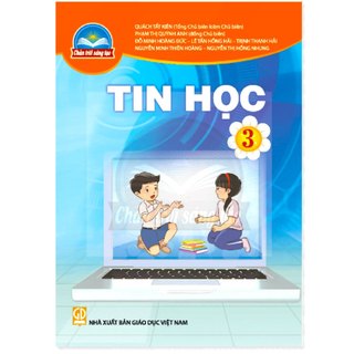 Sách giáo khoa - tin học 3 - chân trời sáng tạo