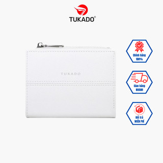 Ví Nữ Ngắn Mini Cầm Tay TUKADO Full Box Đựng Tiền Nhiều Ngăn Tiện Dụng Chất Da Sần 𝐓𝐊𝟎𝟖 - TUKADO