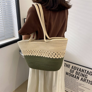 Túi Cói Canvas Tote Túi Đi Chơi Đi Biển Merci Túi Đựng Đồ