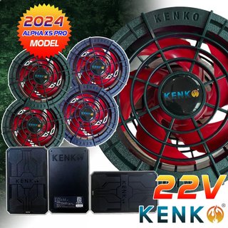 Bộ pin quạt KENKO ALPHA X5 22V mạnh nhất 2024, công nghệ quạt siêu êm
