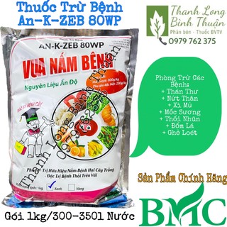 Thuốc trừ bệnh - an-k-zeb 80wp - vua nấm bệnh - bột xanh - mancozed 800g/kg - gói 1kg
