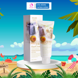 Kem dưỡng da tay 3w clinic olive hand cream 100ml