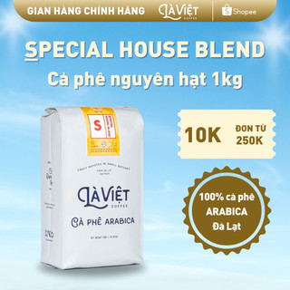 Cà phê nguyên hạt là việt special house blend 100% arabica 1kg vị thanh thoát, tinh tế