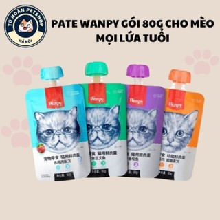 Súp thưởng Wanpy cao cấp dạng tuýp nắp vặn dùng nhiều lần 90gr cho mèo mọi lứa tuổi