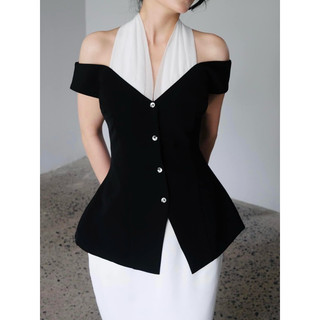 Áo sơ mi kiểu thiết kế Sam Shirt 2024 áo sơ mi nữ thiết kế cố yếm chiết eo tôn dáng sang chảnh cobe.official