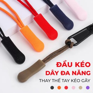 Đầu kéo dây đa năng, đầu khóa dây kéo, phụ kiện đầu kéo thay thế cho balo, túi xách, quần áo