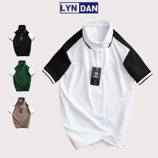 Áo Thun nam ngắn tay cổ bẻ POLO PHỐI VIỀN vải thun cotton 4 chiều co dãn cực kỳ sang trọng lịch lãm LYNDAN