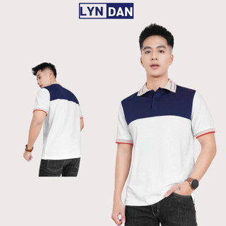 Áo polo nam phối thể thao LYNDAN chất liệu thấm hút mồ hôi, áo thun nam nữ cổ trụ ngắn tay phối màu trẻ trung.