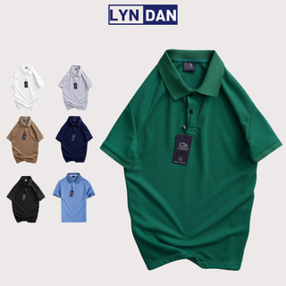 Áo polo nam trơn thể thao LYNDAN chất liệu thấm hút mồ hôi, áo thun nam nữ cổ trụ ngắn tay phối màu trẻ trung.